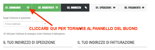 torna alla fase inserimento buono
