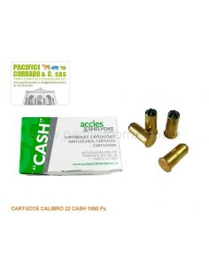 CARTUCCE CALIBRO 22 CASH 1000 prodotti per la macellazione