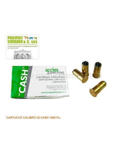 CARTUCCE CALIBRO 22 CASH 1000 prodotti per la macellazione