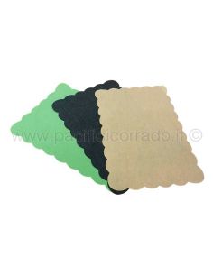 carta MSP colore pesca frastagliata materiale per macellerie
