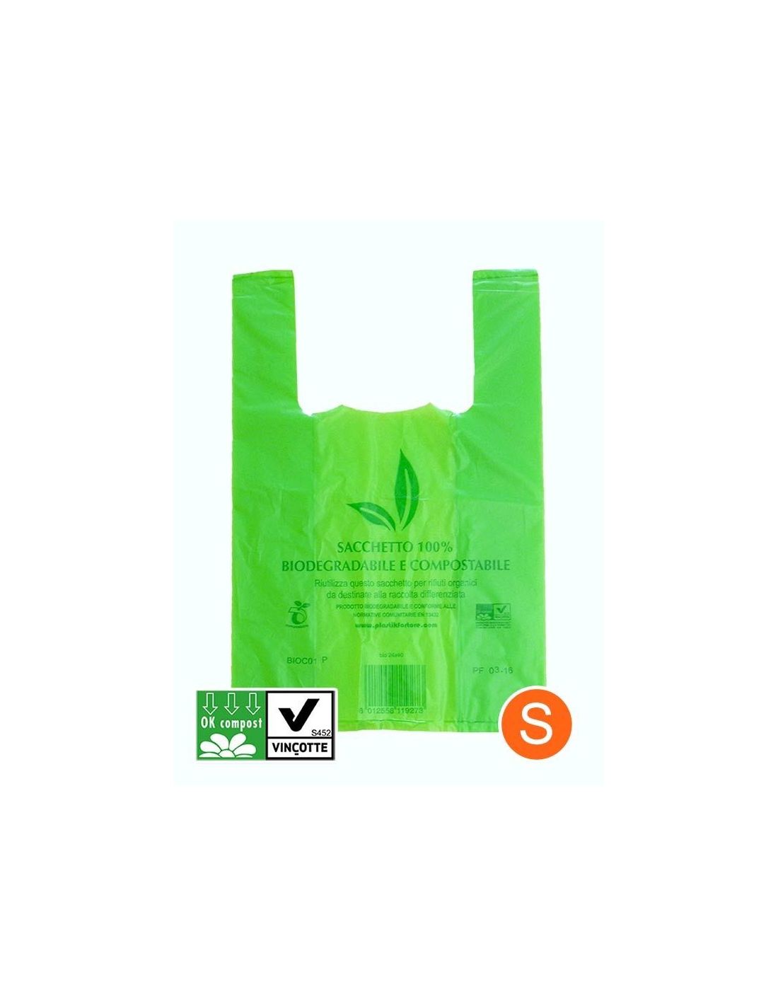 shopper biodegradabili per raccolta differenziata mini