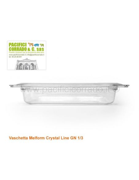 Vaschetta diamond in policarbonato Melform Crystal Line
