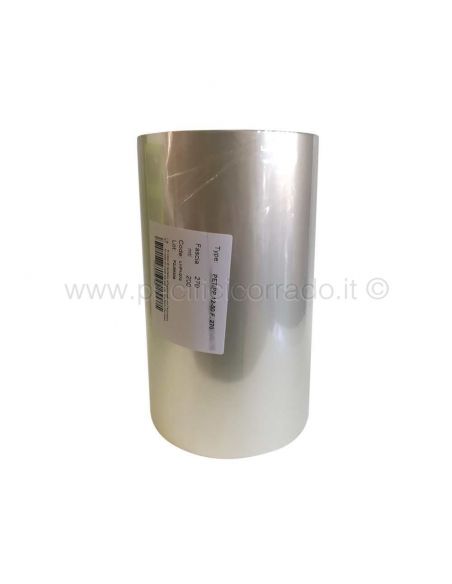 Film rotolo per termosigillatrici tipo pet/pp 12-50 mt 200 altezza cm 27