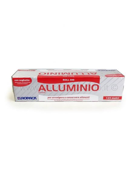 Film alluminio larghezza cm 30 astucciato mt 125