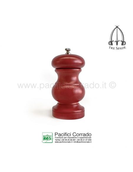 Macina peperoncino tre spade 13,5 h cm in legno