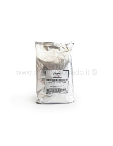 Peperone Paprika chip verde 0,5 kg aromi e spezie per preparati di carne