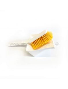 Haug - Spazzola con raccoglitore gialla 2