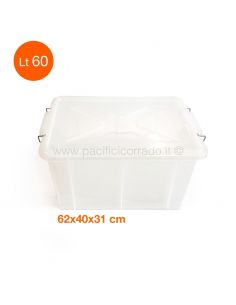 Giganplast Cassetta box con coperchio trasparente 2