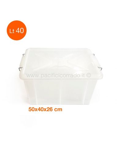 Giganplast Cassetta box con coperchio trasparente Giganplast Cassetta box con coperchio trasparente