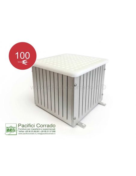 cubo taglia arrosticini da 100 pezzi macchinario chiuso