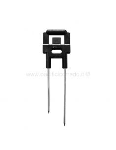 Clip colore nero per spillo con snodo