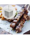 Cubo taglia Spiedini Da 49 pz in alluminio e polietilene da 2cm