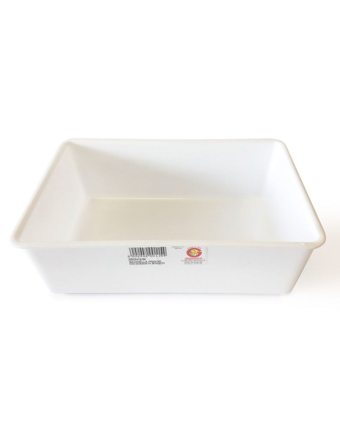 Coperchio Per Bacinella Rettangolare Giganpl 62x42 Cm, In Polietilene, Made In Italy