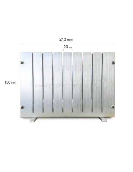 Cubo taglia Spiedini Da 81pz in alluminio e polietilene da 2cm