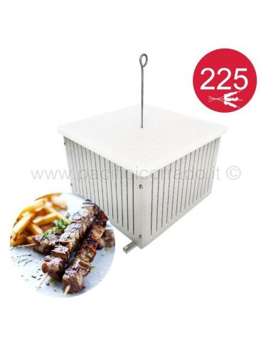 Cubo taglia Arrosticini Da 225 pz alluminio da cm 13 Cubo taglia Arrosticini Da 225 pz alluminio da cm 13