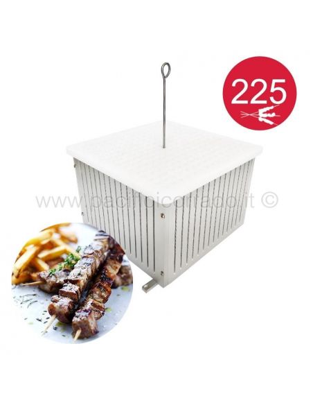 Cubo taglia Arrosticini Da 225 pz alluminio da cm 13