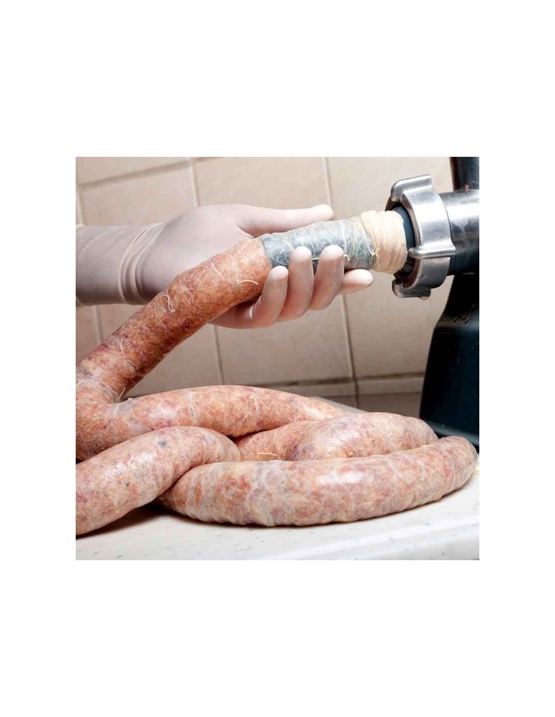 Wengler's - Budello Per Salsiccia Naturale Essiccato, Calibro 28/30 - 10 m,  Per Carne Fresca, Involucro Insaccati Prima Scelta, Affumicabile (28/30 10m)