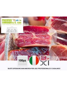 buste per il sottovuoto lisce 90/95 micron misura 25x70cm 2