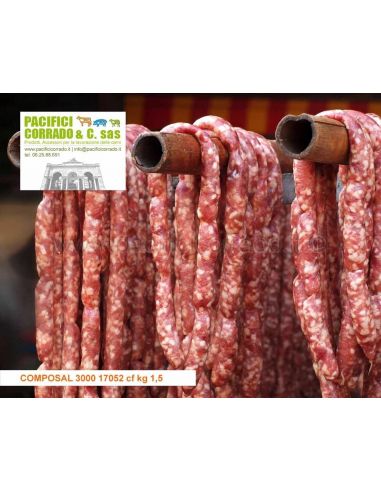 miscela per stagionare i salumi con latte confezione da 1,5 kg