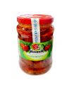 Pomomorbidi pomodori in olio di semi di girasole barattolo vetro 1 kg sgocciolato