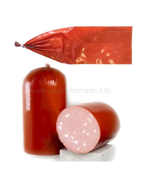 10 pezzi di Budello artificiale per mortadella 110mm circa 1/1,2kg