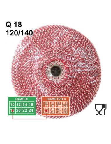 rete per arrosti quadri 18 50 metri