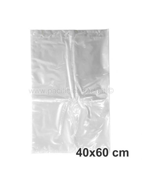 Buste trasparente a strappo in polietilene cm 40 x 60