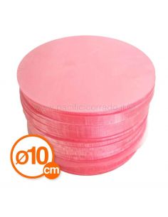 dischi rosa perlafor per hamburger diametro 100 mm