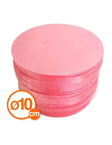 dischi rosa perlafor per hamburger diametro 100 mm