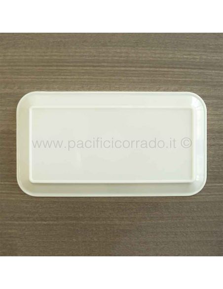 Piatto da portata rettangolare 23 x26 cm in pmma