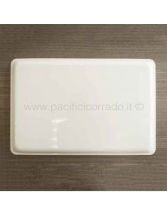 Piatto da portata rettangolare 37,5x57 cm in MET 2