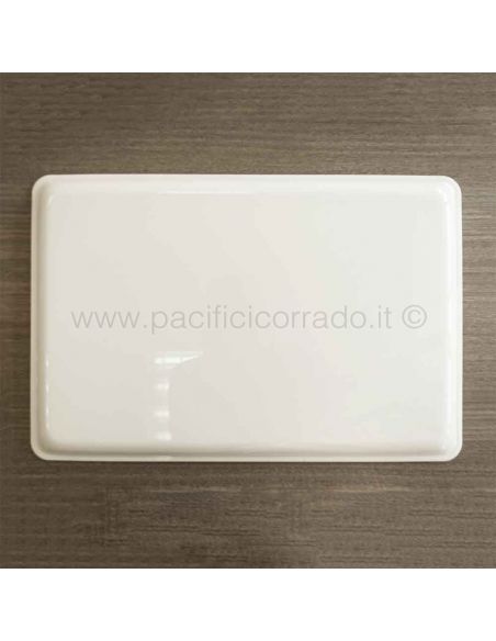 Piatto da portata rettangolare 37,5x57 cm in MET