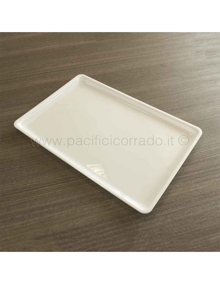 Piatto da portata rettangolare 37,5x57 cm in MET