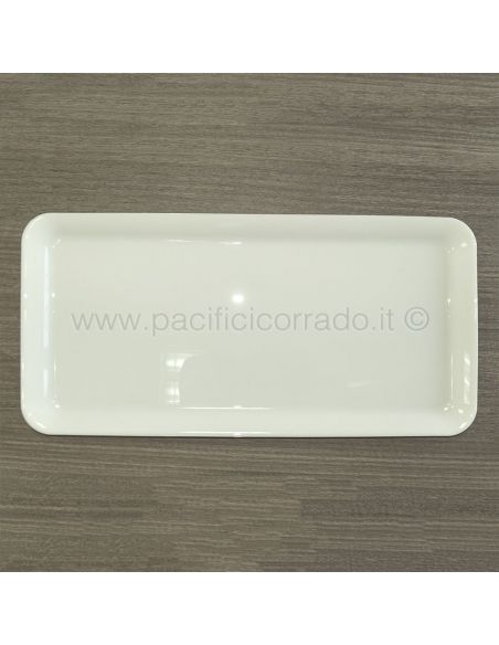 Piatto cm 29 x 60 rettangolare in metacrilato