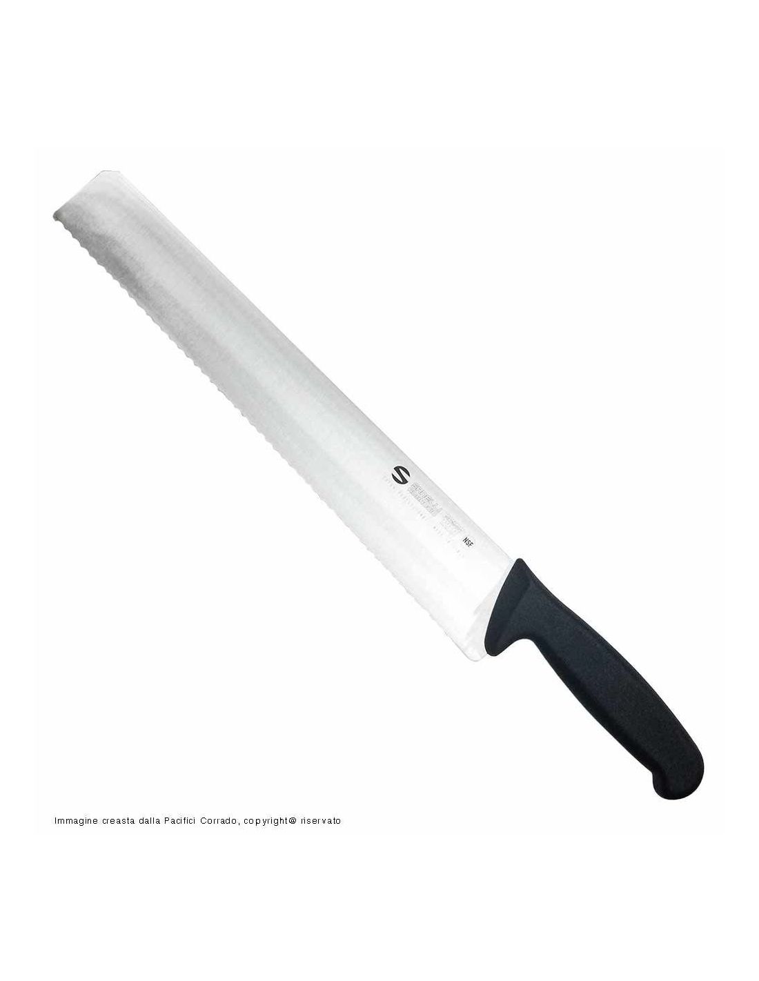 sanelli ambrogio coltello per pane lama larga cm 32