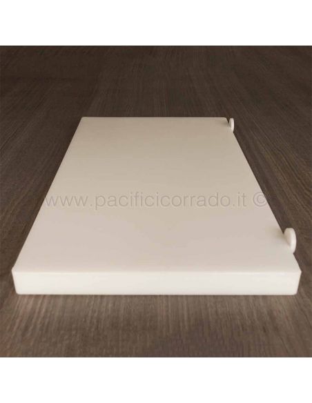 Tagliere in polietilene alimentare cm 70x40 h4 con fermi