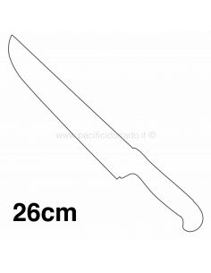 Due Buoi coltello 26 cm affettare francese manico mep 2