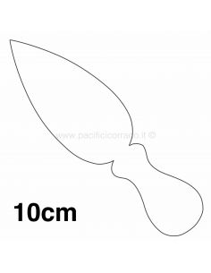 Due Buoi Coltello punta parmigiano lama 10 cm 2