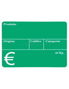 segnaprezzi per ortofrutta