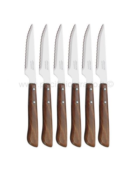 Arcos coltello da bistecca lama 10,5 cm acciaio inossidabile manico nylon