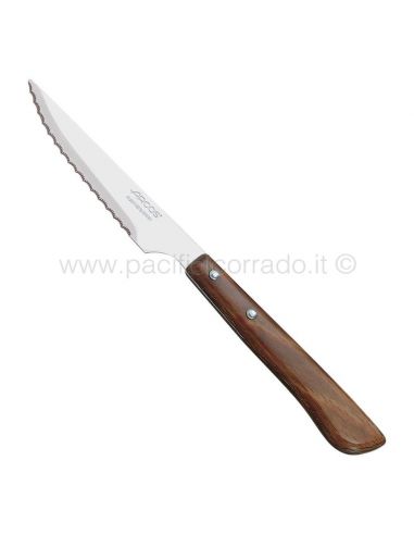 Arcos coltello da bistecca lama 10,5 cm acciaio inossidabile manico nylon