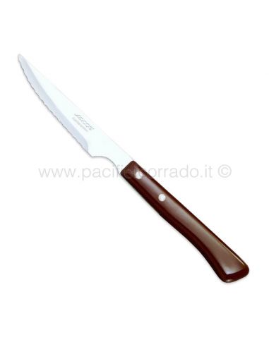 Arcos Set di coltelli da carne coltelli da carne lama 110 mm posate in acciaio inox monobock coltello da bistecca manico piatto classico scatola di imballaggio ecologica 6 pezzi 