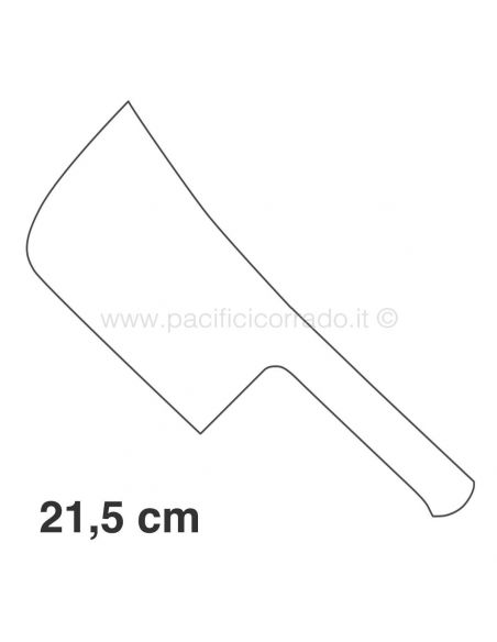 Mannaia tipo Roma da 21,5 cm 1,16 kg