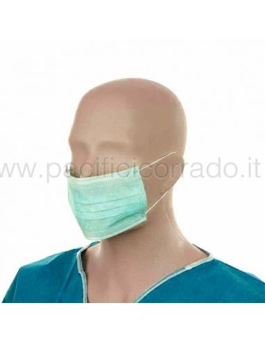 Mascherina verde acqua 50pz Mascherina verde acqua 50pz
