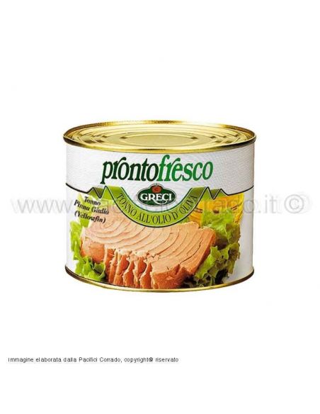 Greci – Tonno all’olio di oliva 620 g prontofresco