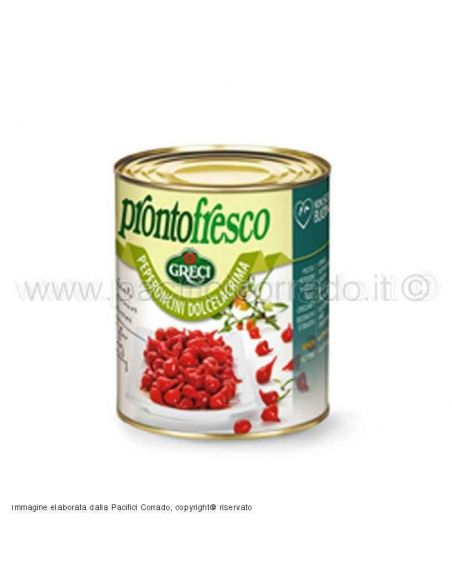 Greci – Peperoncini dolcelacrima 790 g prontofresco