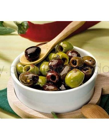 Greci – Tris di olive condite