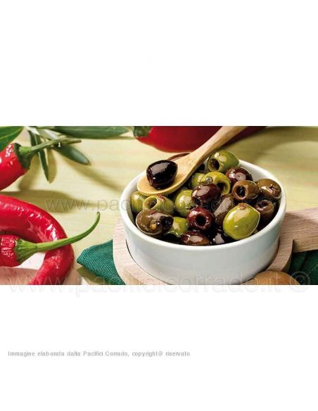 Greci – Tris di olive condite