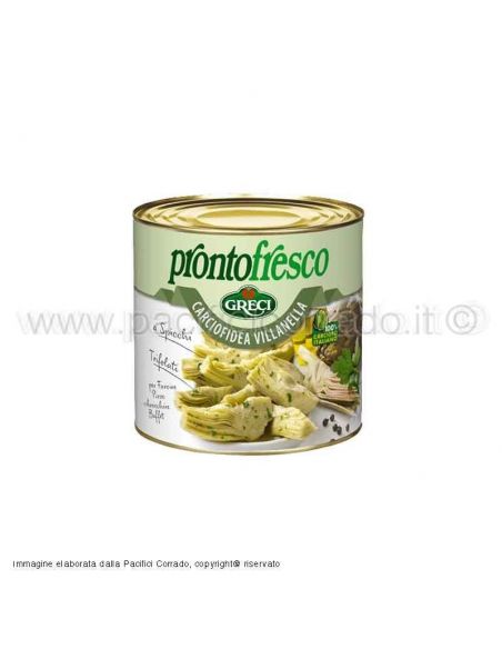 Greci – carciofidea villane a spicchi 2400g prontofresco