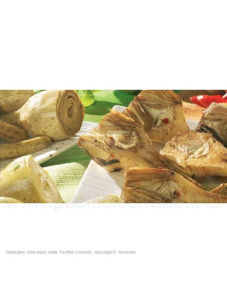 Greci – Carciofi alla griglia con gambo 780g prontofresco